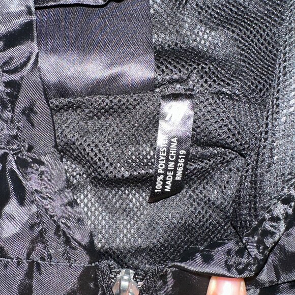 One Step Up Black Hooded Zipper Jacket Pockets Kids Girls Medium 12 Polyester - Picture 3 of 4